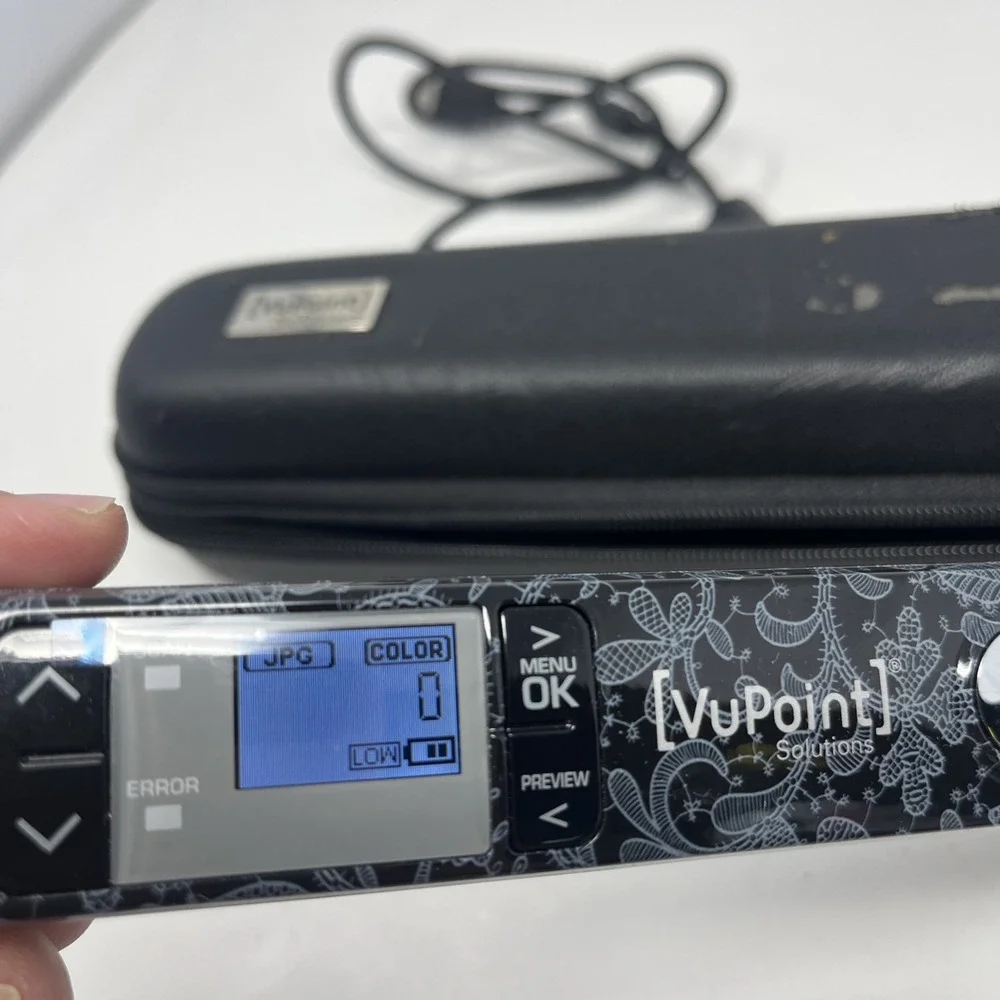 VuPoint Solutions Magic Wand II Portable Scanner With Case